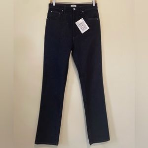 Toteme High rise Straight leg Jeans in Size 30/indigo colour